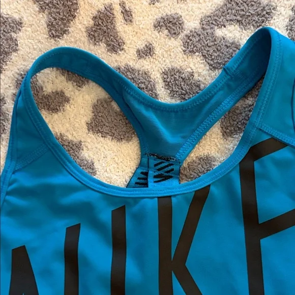 Nike Racerback Blue Sports Bra - Picture 3 of 6